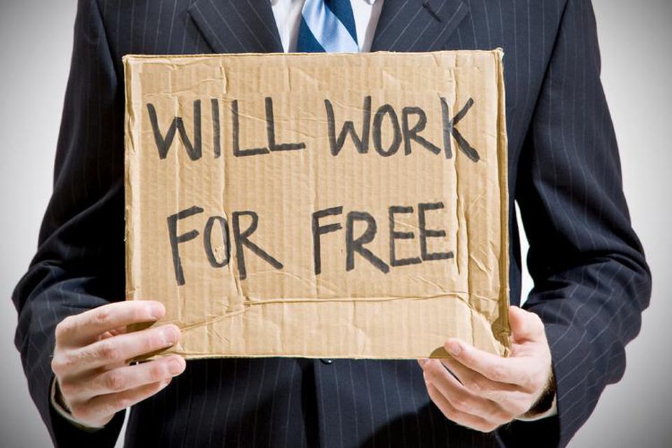 work for free