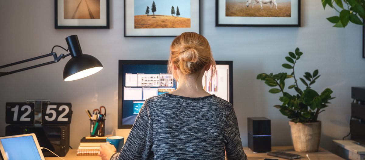 Team member working