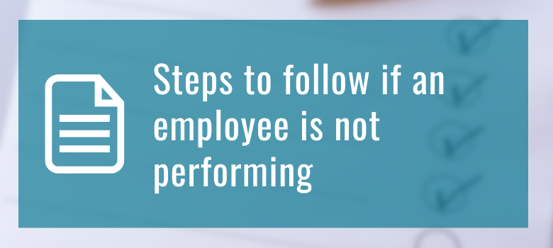 What Do I Do if an Employee Is Not Performing?